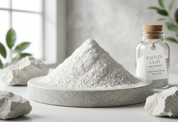 Harbalon Micronized Kaolin Clay ultra-fine white powder for skincare